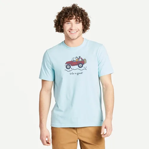 Miniatura 2 de Life is Good Camiseta vintage con gráfico Crusher para hombre Off-Road Jake