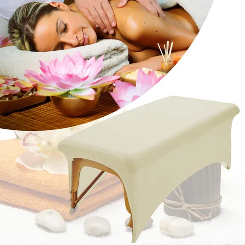 Miniatura 6 de Funda de cama elástica para cama de extensión de pestañas, juego de sábanas protectoras de tratamiento de spa para decoración de cama de pestañas