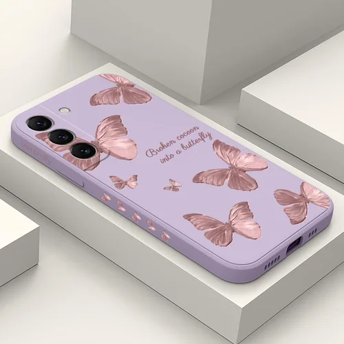 Miniatura 18 de LEECG para Samsung Galaxy S22 Plus, funda de silicona suave con diseños de flores de moda, protector contra caídas y antihuellas para Samsung S22