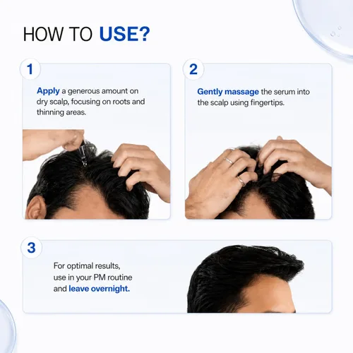 Miniatura 5 de Suero para el crecimiento del cabello con 3% Redensyl, 4% Anagain, 3% Biacapil y Capilia longa con biotina, romero y agua de arroz
