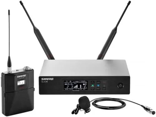 Miniatura 5 de Shure Sistema de micrófono inalámbrico QLXD14/83 con Bodypack y micrófono Lavalier omnidireccional WL183