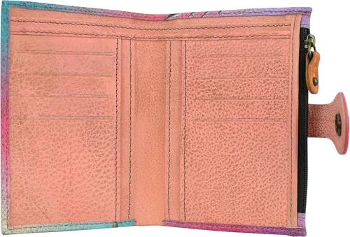 Miniatura 8 de Anna by Anuschka Cartera de mujer pintada a mano de cuero genuino para mujer