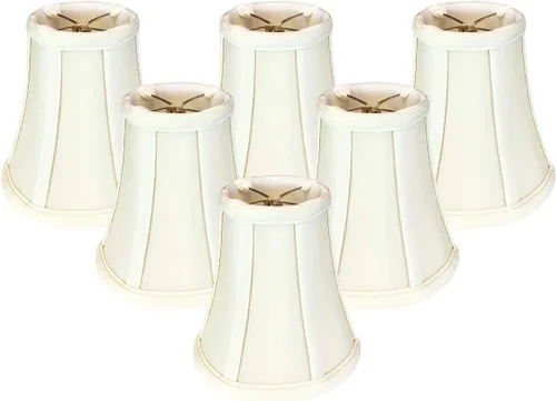 Miniatura 62 de Royal Designs, Inc. BSO-704FC-6AGL True Bell - Pantalla básica para lámpara con clip de llama, 3.5 x 6 x 6.25, dorado antiguo