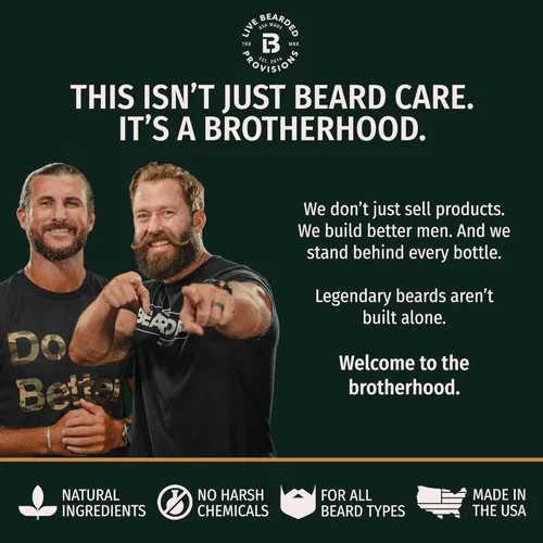 Miniatura 6 de Live Bearded Aceite para barba, 1 fl oz – Jojoba totalmente natural de primera calidad – Fabricado en los Estados Unidos – Cuidado del cabello