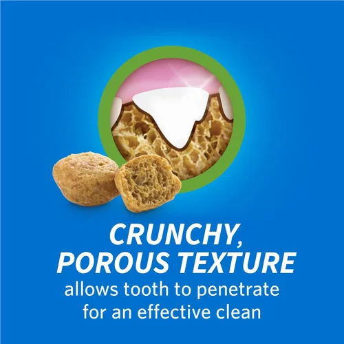 Miniatura 2 de Purina DentaLife Fabricadas en instalaciones de EE. UU. Golosinas dentales para gatos, sabor a salmón sabroso - Bolsa de 19 oz