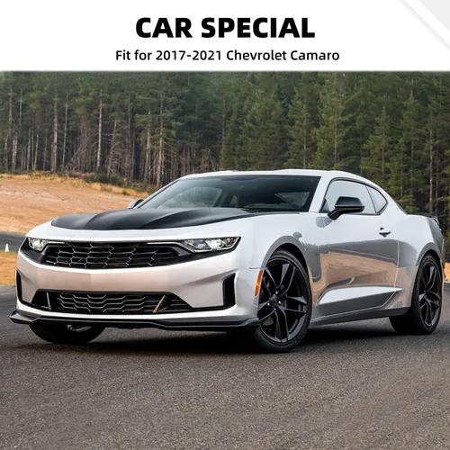 Miniatura 6 de Cubierta de panel frontal Co-Pilot de fibra de carbono para salpicadero, compatible con Chevrolet Camaro 2017-2024