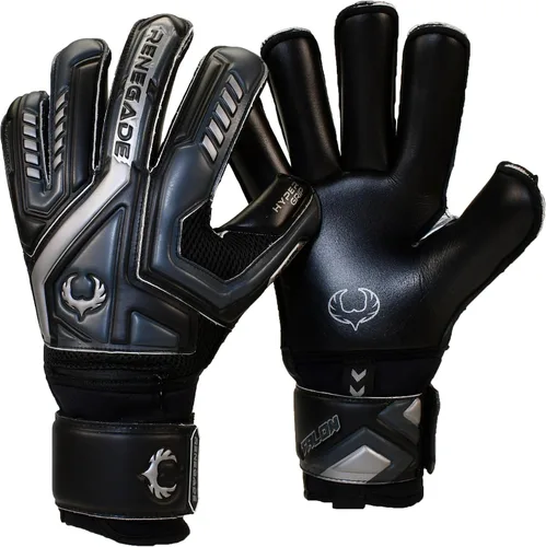 Miniatura 11 de Guantes de portero Renegade GK Talon con protección antimicrobiana (tallas 5-11, 5 estilos, nivel 3) Pro-Tek Fingersaves y Hyper Grip XD de 3.5 + 3