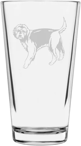 Miniatura 345 de Perro de Presa Canario - Vaso de pinta personalizado con temática de perro grabado multiusos, 16 onzas