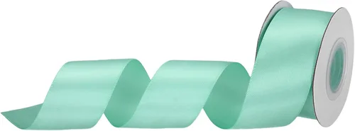 Miniatura 325 de MECCANIXITY Cinta de satén de 3/8 pulgadas de 50 yardas, de grogrén, de seda sólida, fina para ramo de boda, para regalo del día de San Valentín