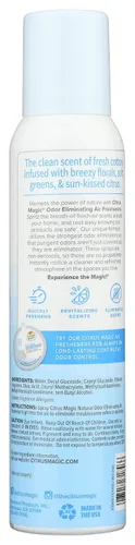 Miniatura 2 de Citrus Magic Spray ambientador que elimina olores, lino puro, 3.0 onzas