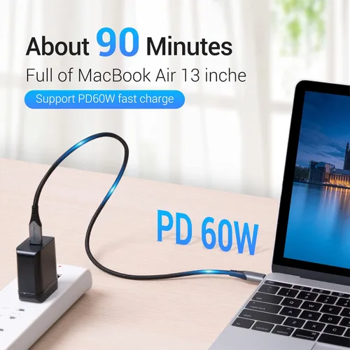 Miniatura 8 de Bloque de cargador de pared USB C para iPhone y cable USB C a USB C