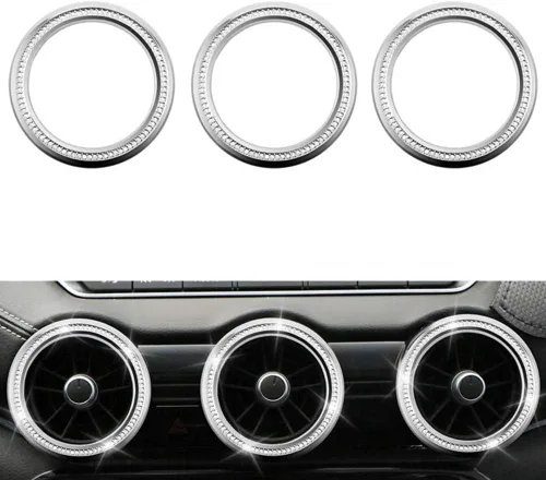 Miniatura 8 de Accesorios interiores brillantes para Nissan Sentra 2020 2021 2022 2023 2024 2025 modificación de cristal de diamantes de imitación