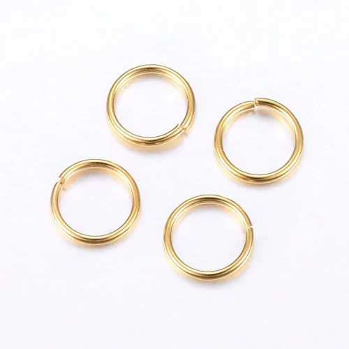 Miniatura 6 de HDSupplies 100 piezas - 4mm de argollas de acero inoxidable 304 de tono negro - Calibre 22 (espesor de 0.6mm)