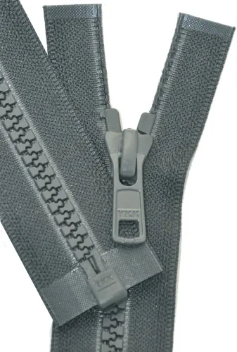 Miniatura 46 de YKK Cremallera Vislon de 22 pulgadas, 5 separadores de plástico moldeado, peso medio por cada uno (color seleccionado) (rosa azafrán - 806)