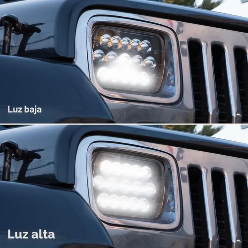Miniatura 3 de Bombilla led universal de 7" x 6", 45 vatios, para enchufar y utilizar, eficiencia energética, resistente, faro delantero cuadrado o rectangular