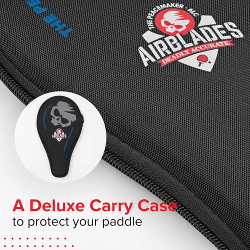 Miniatura 6 de The Peace Maker ALC - Professional Ping Pong Paddle - Carbon Fiber Table Tennis Racket Producing Maximum Spin & Control for All Levels - Hard Carry