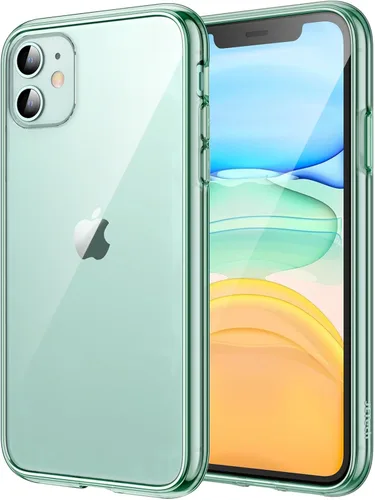 Miniatura 9 de JETech - Funda para iPhone 11 6.1 pulgadas, cubierta antiarañazos y a prueba de golpes, parte trasera transparente sin amarillamiento (gris)