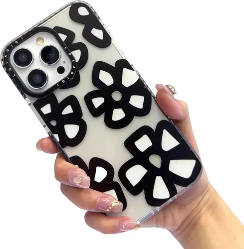 Miniatura 14 de Funda para iPhone 13, lindo diseño artístico de líneas faciales, diseño kawaii femenino estético patrón de dibujos animados para mujeres, niñas