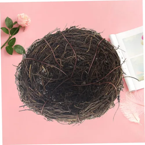 Miniatura 7 de Holibanna Nidos de pájaros para manualidades, nido para pájaros, chocolate, nidos de Pascua, nidos de pájaros naturales, nido de pájaros, huevos