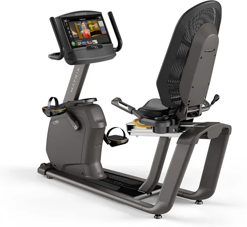Miniatura 9 de Matrix Fitness R50 Recumbent Bike Club-Quality Dual Form Frame, Comfort Arc Seat Quiet Exact Force Induction Brake Recovery Rides, Low-Impact