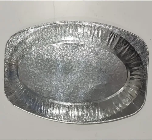 Miniatura 5 de CALLARON Bandeja de papel de aluminio 20pcs Bandeja de comida desechable Placa de papel de aluminio Placa de papel de aluminio Contenedor