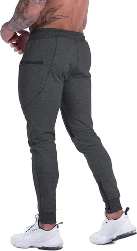 Miniatura 5 de MAIKANONG Pantalones deportivos para hombre, pantalones cónicos, informales, para entrenamiento, gimnasio, entrenamiento, pantalones ajustados