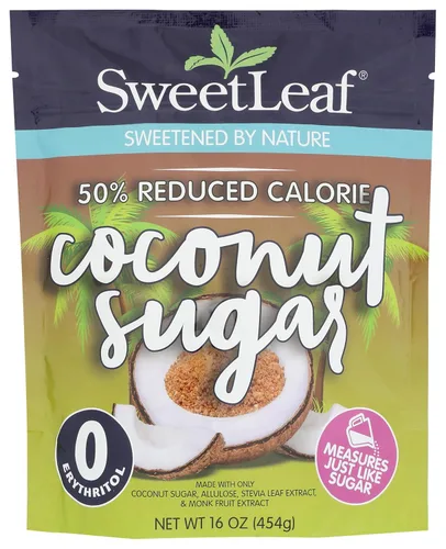 Miniatura 10 de SweetLeaf Azúcar de dátiles, edulcorante orgánico crudo multiusos, 50% de calorías reducidas, sin OMG, sin ingredientes artificiales, 16 onzas