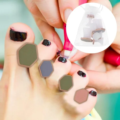Miniatura 4 de Beaupretty Protector de uñas 8pcs Splitter Nail Polish Stand Foot Pedicure Tools