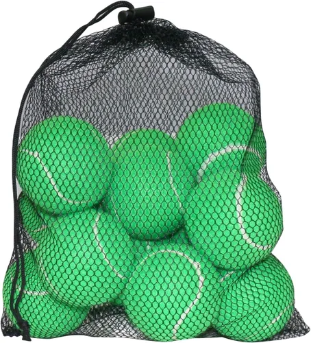 Miniatura 13 de URBEST Pelota de tenis, 12 paquetes de pelotas de tenis de entrenamiento, pelotas de práctica para jugadores novatos, pelotas de juego para perros