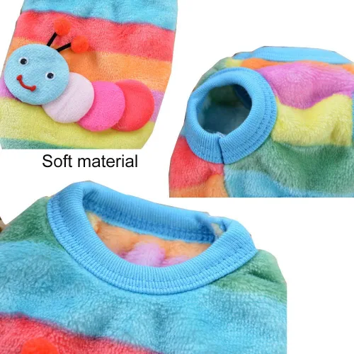 Miniatura 3 de ANIAC Disfraz para mascota, ropa de conejo, chaleco suave de conejo, camiseta acogedora para gatito, hurón, chihuahua, cachorro y animales pequeños