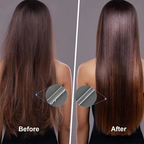 Miniatura 6 de Elitzia ETD2018FX - Plancha para el cabello congelado, plancha plana de terapia fría de 15.8F para reparación del cabello dañado y protección