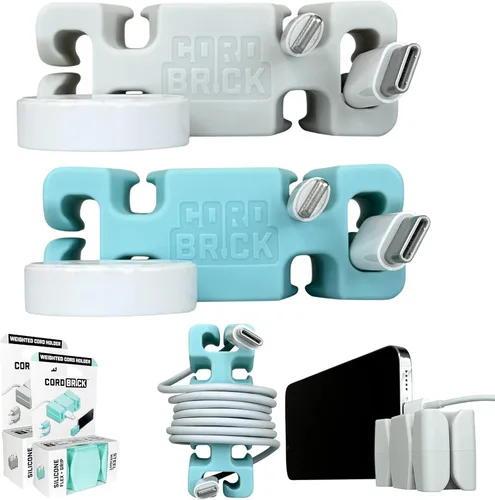 Miniatura 29 de CordBrick Rellenos para Calcetines para Adultos Gestión de Cables Soporte de Cable con Peso Envoltorio de Cable Soporte para Teléfono - Organizador