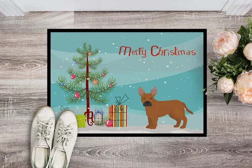 Miniatura 10 de Caroline's Treasures CK3799MAT Akita Shepherd - Tapete de árbol de Navidad de 18 x 27 pulgadas, tapete para puerta delantera, interior y exterior