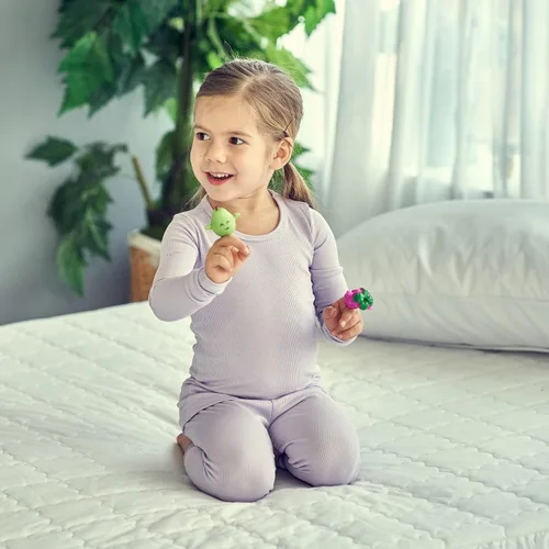 Miniatura 4 de AVAUMA pijama de manga corta para recién nacido, para niños, niñas, de ajuste cómodo