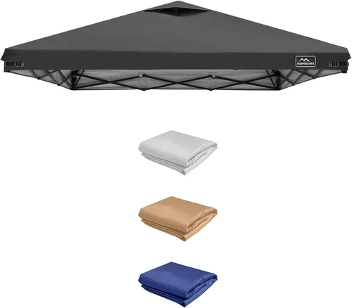 Miniatura 8 de KAMPKEEPER Cubierta de Repuesto Superior para Carpa Toldo Emergente con Ventilación de Aire y Correa Elástica Ajustable, Poliéster Resistente a Azul