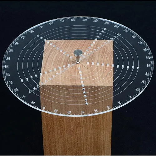 8 "redondo centro buscador brújula dibujo fabricante, torno de torneado de madera herramientas accesorios herramienta círculo carpintería