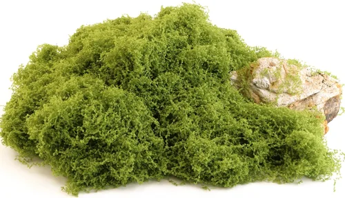 Miniatura 9 de El musgo verde oscuro se utiliza para manualidades, musgo artificial, rellenos de jarrones de vidrio, bodas, Navidad, fiestas verdes de primavera