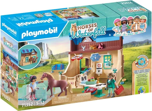 Miniatura 4 de Playmobil Caballos de la Cascada - Terapia Ecuestre y Práctica Veterinaria
