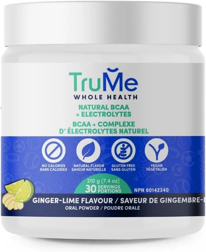 Miniatura 9 de TruMe - Polvo natural BCAA con electrolitos - Suplemento vegano después del entrenamiento - Sandía agria - Polvo de electrolitos potente sin azúcar