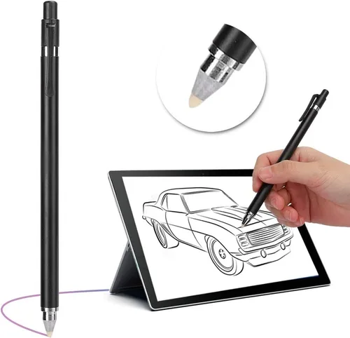 Miniatura 5 de Bolígrafo universal, lápices de batería con alta sensibilidad y rechazo de palma, bolígrafo de tableta de teléfono de doble cabeza para iOS para LG