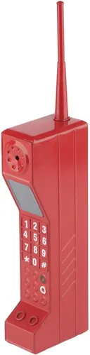 Teléfono celular vintage, adorno retro de ladrillo para teléfono celular, accesorios de teléfono de ladrillo de la vieja escuela, modelo retro de