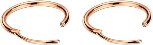 Miniatura 16 de FANSING Aretes de aro para mujer, aretes de aro de cartílago de moda, aretes de acero quirúrgico para hombre
