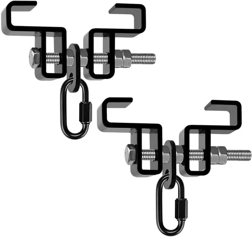 Miniatura 12 de SELEWARE Colgador de Saco de Boxeo de Servicio Pesado y Abrazadera de Viga para Boxeo, Muay Thai, MMA E. Beam Mount Percha para saco de boxeo