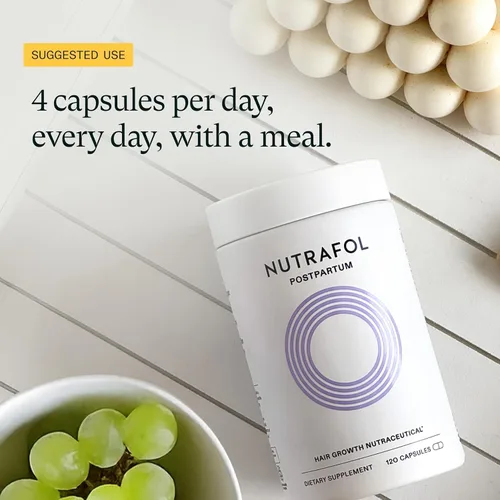 Miniatura 9 de Nutrafol Postpartum Hair Growth Supplements, Clinically Tested for Visibly Thicker Hair and Less Shedding, Breastfeeding-friendly