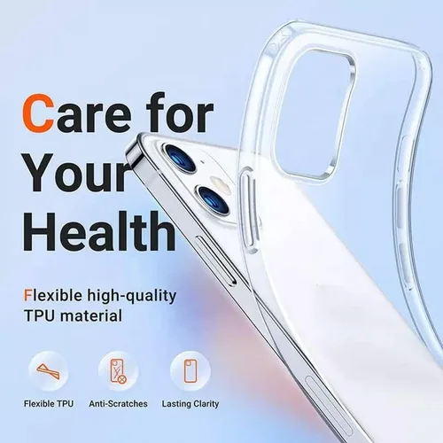 Miniatura 2 de Funda para Doogee V20 Pro + protector de pantalla de vidrio templado - Silicona transparente suave flexible parachoques a prueba de golpes TPU