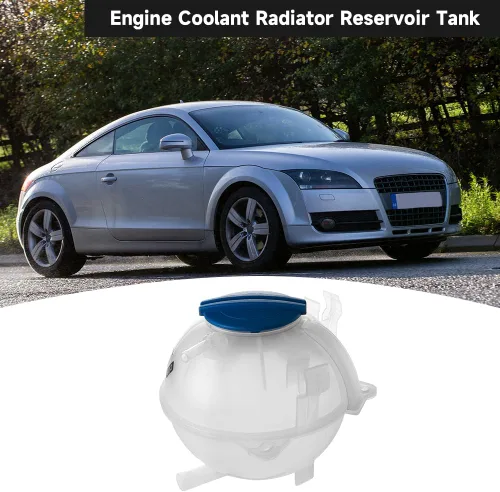 Miniatura 2 de Depósito de refrigerante para radiador con botella de expansión y desbordamiento con tapa y sensor - Compatible con Volkswagen Passat CC Golf GTI