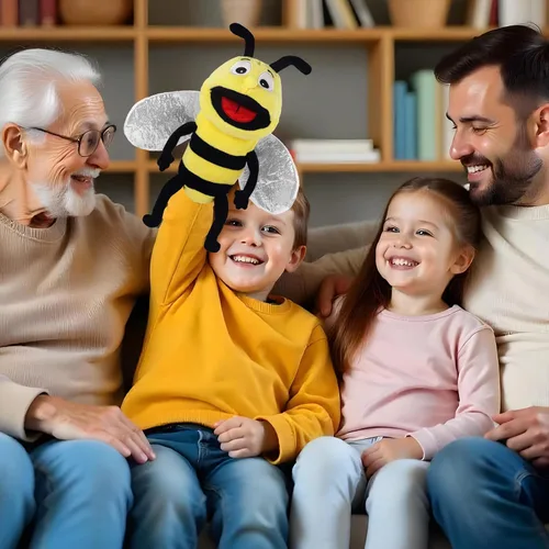 Miniatura 7 de Títeres de mano de animales de 11 pulgadas, tortuga marina de peluche, dinosaurios, juguetes de marionetas de mano, juguetes de juego de rol