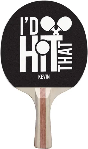 Miniatura 7 de Infusion Pala de ping pong con diseño de color negro, blanco y negro, impresión directa de 5 capas premium en raqueta de tenis de mesa