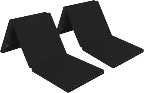 Miniatura 9 de Matladin - Alfombrilla plegable de tres pliegues de 6 pies para gimnasia, gimnasio, ejercicio, aeróbicos, alfombrillas de volteretas de 6 pies x 2