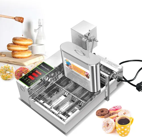 Kolice 4 filas comerciales que hacen la máquina de donas/fabricante de donas/freír Donut Makchine/máquina para hacer rosquillas/Máquina de